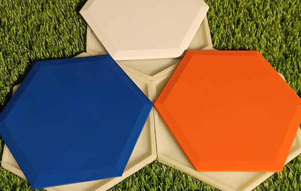 Молд силиконовый шестиугольник 3-D 3 шт.