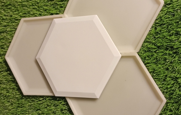 Молд силиконовый шестиугольник 3-D 3 шт.